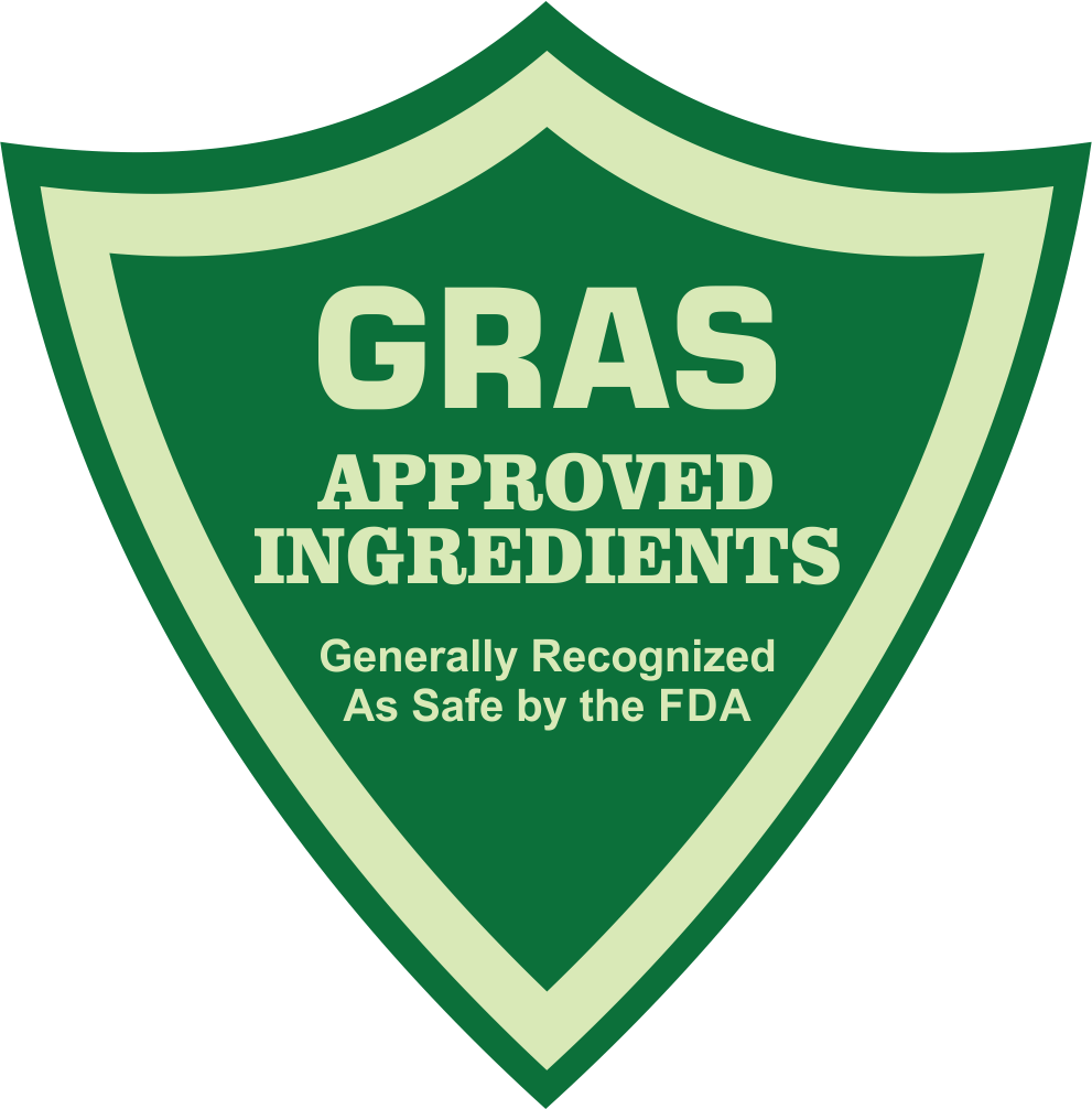 GRAS Approved Ingredients Generally Recognized as safe by the FDA
