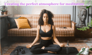 cleansing the meditation center preparing the mind 4 a women meditating in her living room