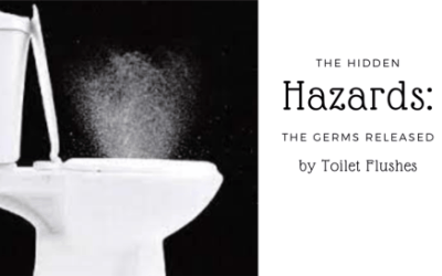 hidden hazards germs released by toilet flushes