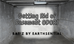 a basement with odors