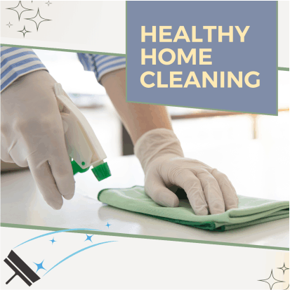 a set of hands in gloves cleaning the counter top, Cleaning Tips for Cancer Patients and Caregivers