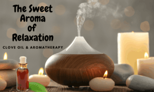 Creating the perfect atmosphere for meditation 11 a diffuser with clove oil and a candle for relaxation