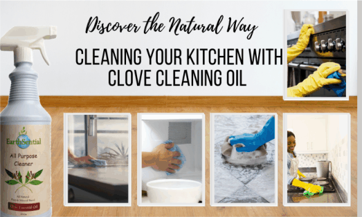 cleaning a stove, a microwave, the floor and the counter