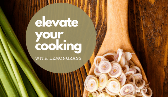 Lemongrass cooking with Its unique flavors