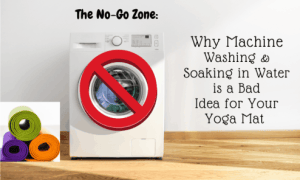 a washing machine but not for yoga mats