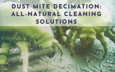 dust mite decimation all-natural cleaning