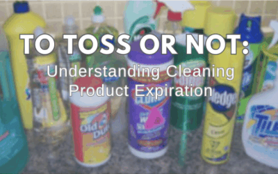 to toss or not cleaning products expiration