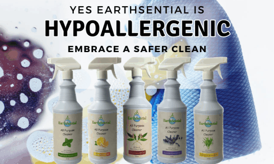 earthSential is hypoallergenic a safer clean