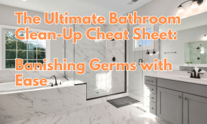 The Ultimate Bathroom Clean-Up Cheat Sheet: Banishing Germs with Ease