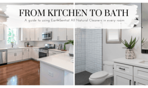 clean kitchen and bathrooms