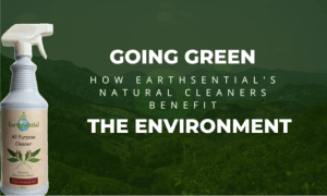 Try This Eco-Conscious Cleaning Routine 10 a bottle of earthsential 100% natural all purpose cleaner