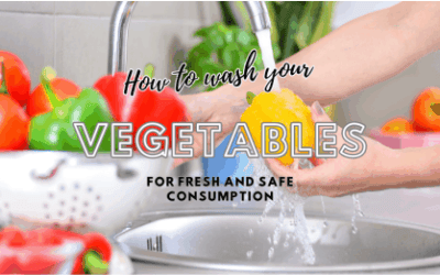 wash your vegetables for safe consumption