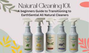 The 5 different essential oil scents of EarthSential All Purpose Cleaner