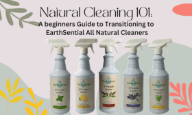 The 5 different essential oil scents of EarthSential All Purpose Cleaner