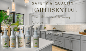 a clean kitchen thanks to EarthSential All Purpose Cleaner