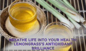 Freshly brewed lemongrass tea