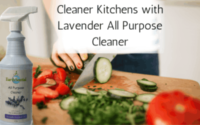 cleaner kitchens with lavender all purpose cleaner