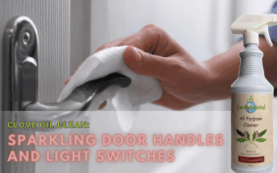 clove oil clean door handles and light switches