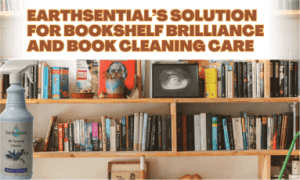 A freshly cleaned bookshelf and all the books