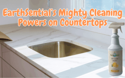 earthSential’s cleaning powers on countertops