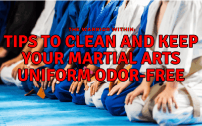 keep your martial arts uniform odor-free