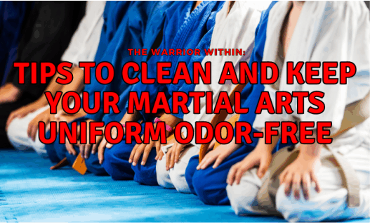 keep your martial arts uniform odor-free