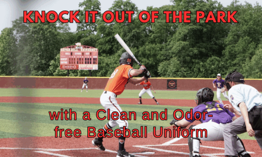 a clean and odor-free baseball uniform