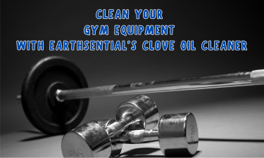 clean your gym equipment with clove oil cleaner