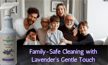 family focused approach to cleaning with lavender