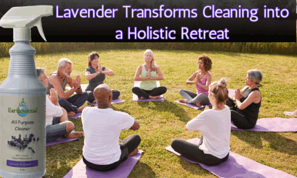 Lavender infused cleaning is a holistic retreat