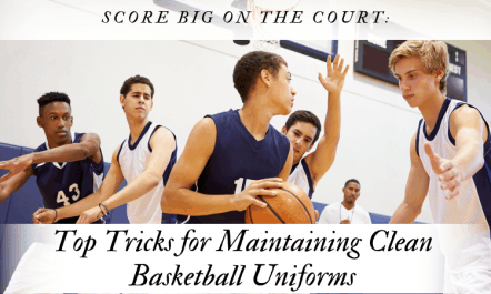 maintaining clean basketball uniforms