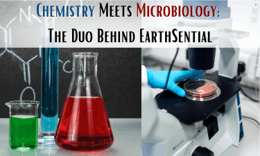 A chemistry lab and a microbiology lab