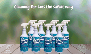 top reasons to clean 4 8 bottles of EarthSential Plantsol all natural cleaner