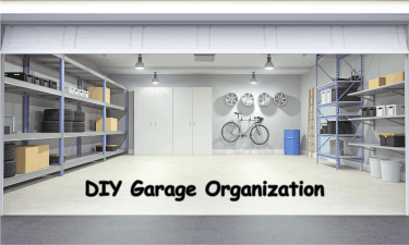 A clean and organized garage