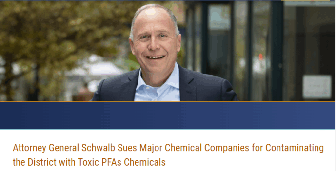 Lawsuit Uncovers Toxic Forever Chemicals Attorney General for Washington DC