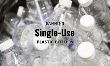 banning single-use plastic bottles