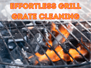 effortless grill grate cleaning
