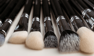 glow up: flawless skin and makeup brushes