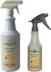 16oz bottle and 32oz bottle of orange all purpose cleaner