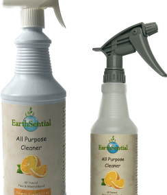 16oz bottle and 32oz bottle of orange all purpose cleaner