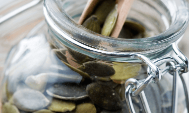 Roasted Pumpkin seed storage