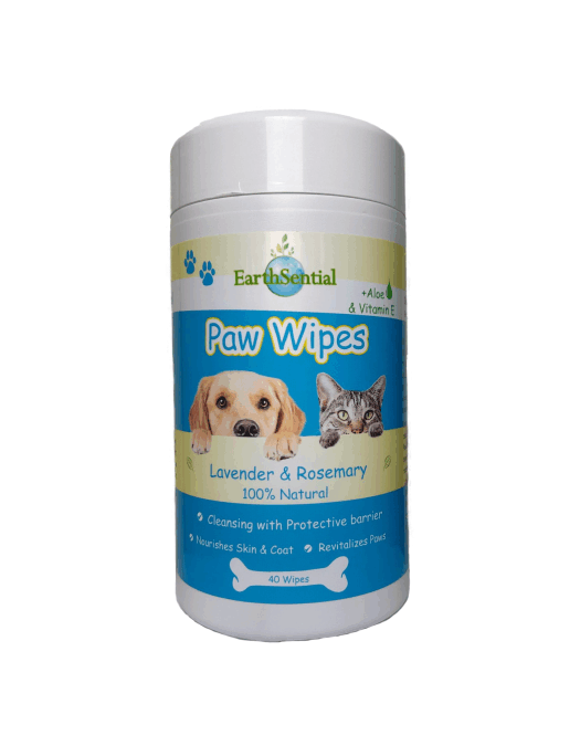 EarthSential all natural paw wipes