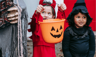 why kids get spooked on halloween