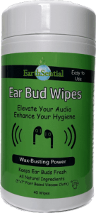 All Natural Ear Bud wipes