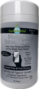 iPhone and Screen wipes