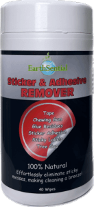 all natural sticker and adhesive remover wipes