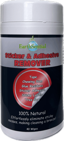 sticker and adhesive remover wipes