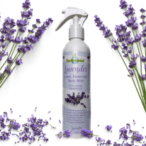 Lavender body spray removes odors naturally