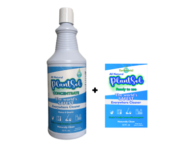 Plantsol concentrate comes with a label 