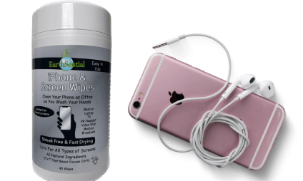 Prevent water damage to iPhone while cleaning